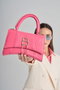 Lucky Bees Bolso de Mano Rosa